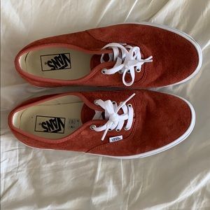 VANS- men’s rust suede vans